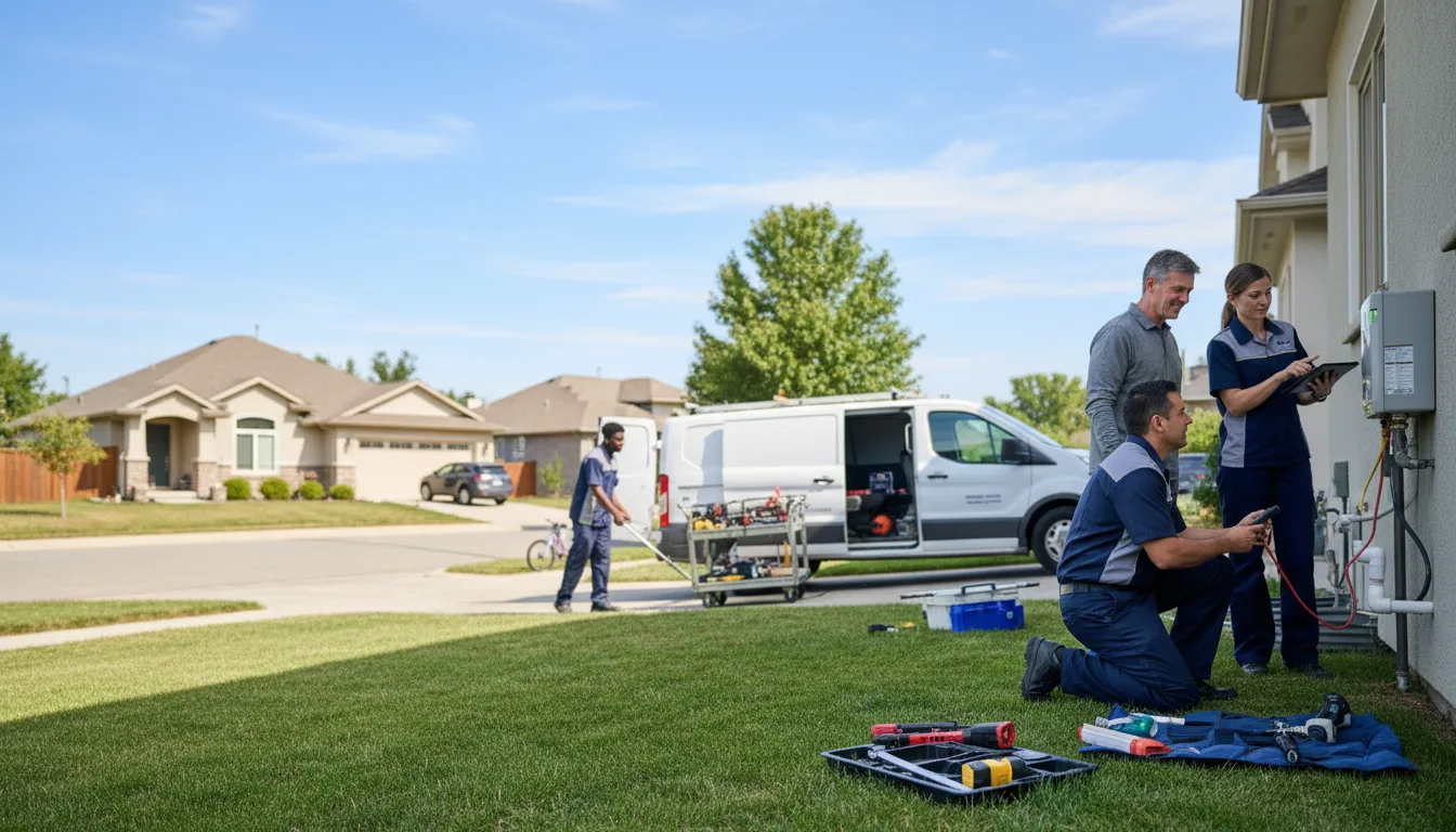 Tankless water heater service in Green, KS